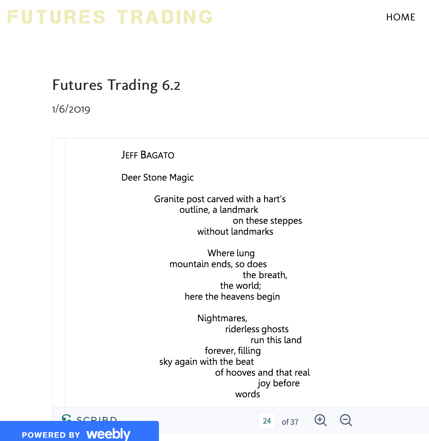 fut-trading deer stone